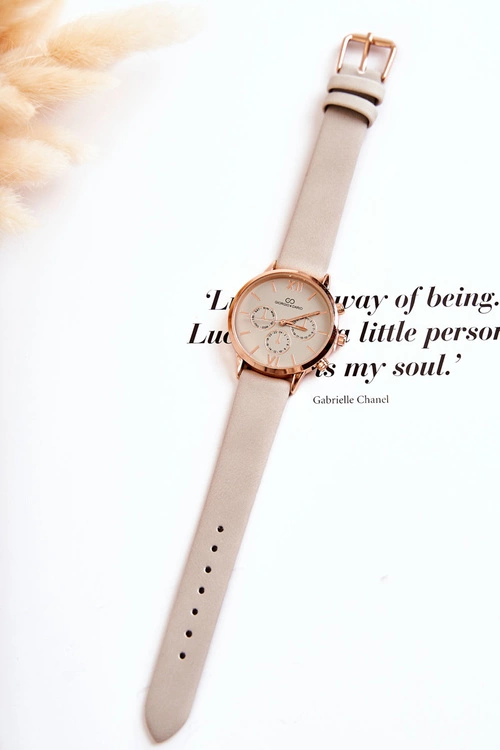 Damski Zegarek Na Pasku Giorgio & Dario Szary