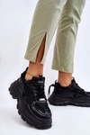 Buty Sportowe Na Masywnej Platformie GOE LL2N4030 Czarne