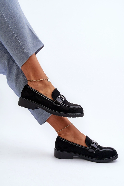 Zamszowe Mokasyny Damskie S.Barski HY350A