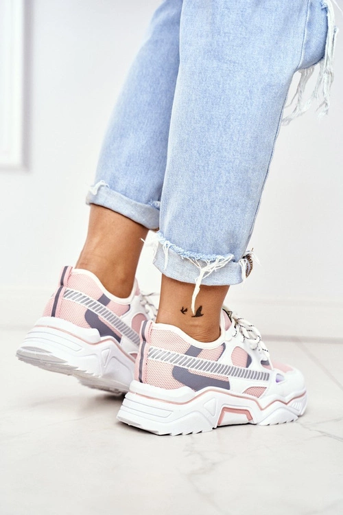 Sportowe Damskie Buty Białe Lanoo