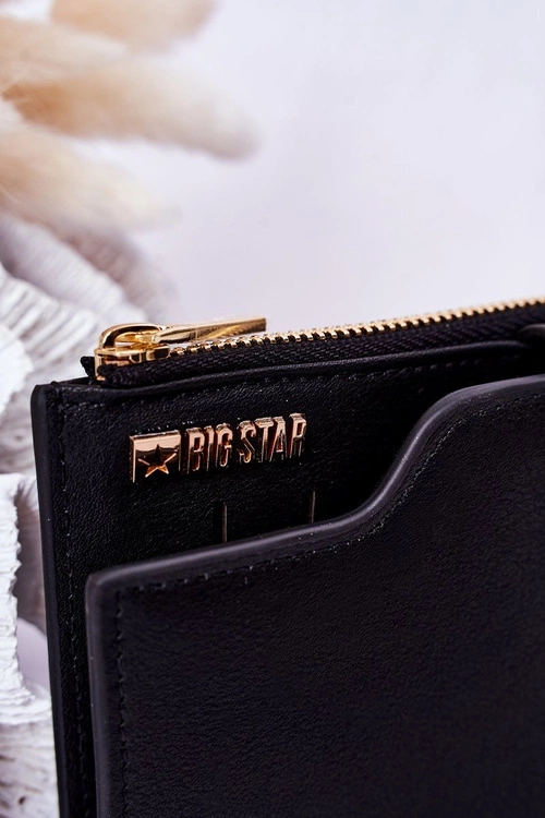 Skórzany Portfel Big Star HH674009 Czarny