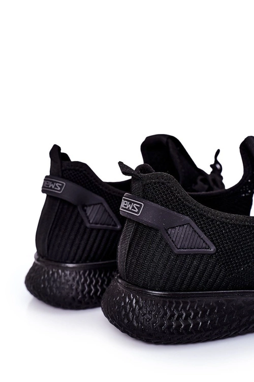 Męskie Sportowe Buty Slip-On Czarne Ryan