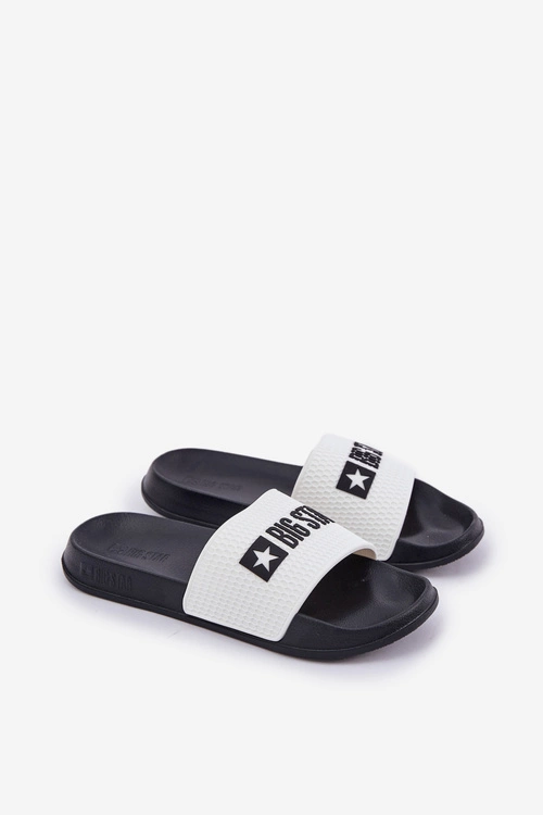 Męskie Klapki Big Star JJ174506 Białe