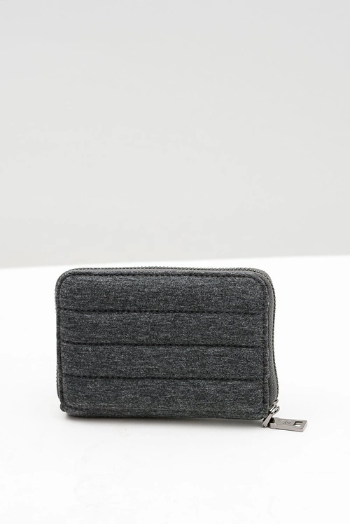 Mały Ciemnoszary Damski Portfel DIANA&CO