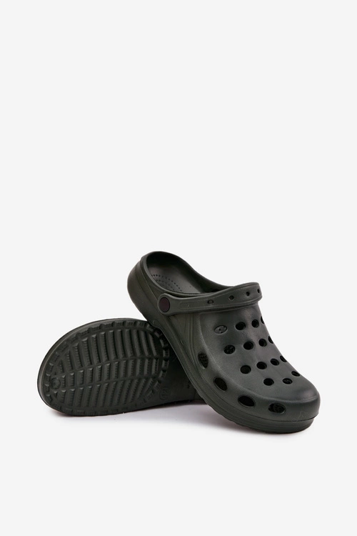 Męskie Klapki Sandały Do Ogrodu Basen Zielone