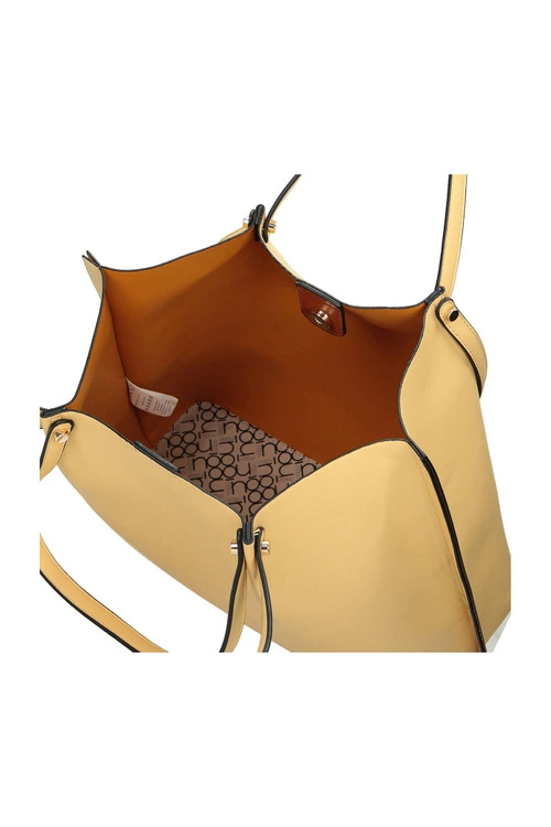 Duża Torebka Shopperka NOBO M0100-C002 Żółta