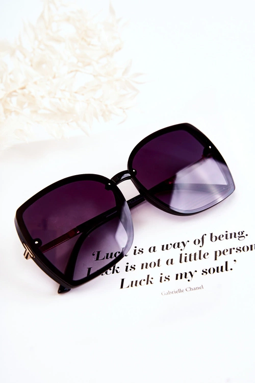 Klasyczne Okulary Przeciwsłoneczne V160023 Czarne