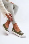 Tenisówki Trampki Damskie Lee Cooper LCW-24-31-2729 Zielone