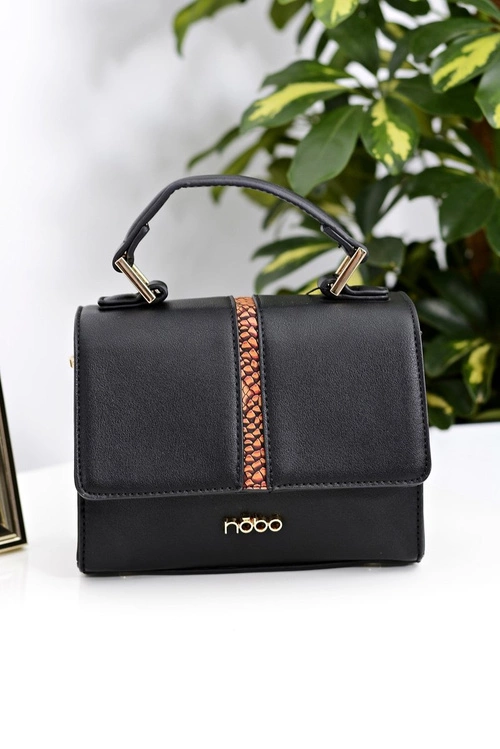Nobo Czarna Mała Torebka Kuferek Do Ręki