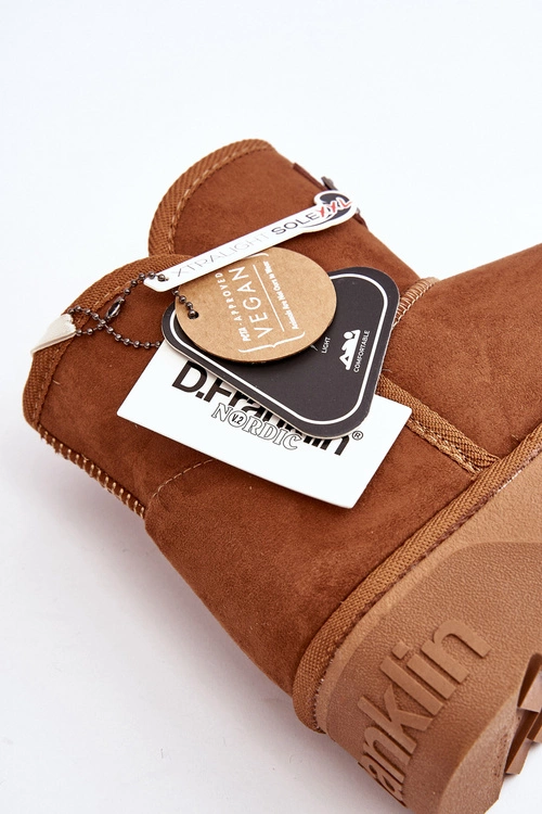 Wegańskie Śniegowce Na Platformie D.Franklin DFSH371004 Brązowe