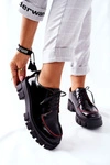 Damskie Skórzane Półbuty Maciejka Czarne 5074A-01