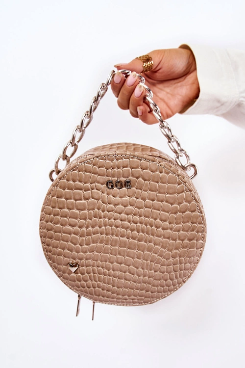 Damska Torebka Kuferek GOE ZNJ026 Beżowa