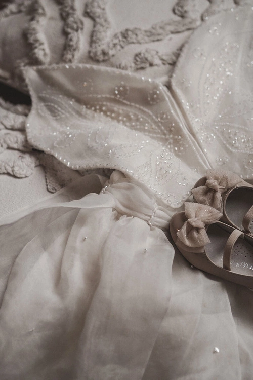 Dziecięce Lakierowane Balerinki Z Kokardą Beżowe Zolly