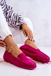 Damskie Zamszowe Mokasyny Big Star JJ274656 Fuksja