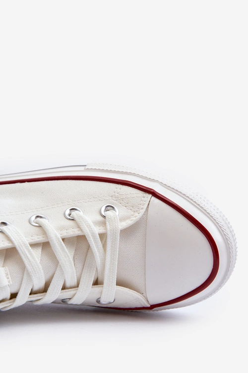 Wysokie Trampki Męskie Big Star NN174104 Białe