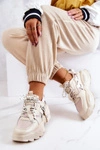 Buty Sportowe Sneakersy GOE JJ2N4082 Beżowe