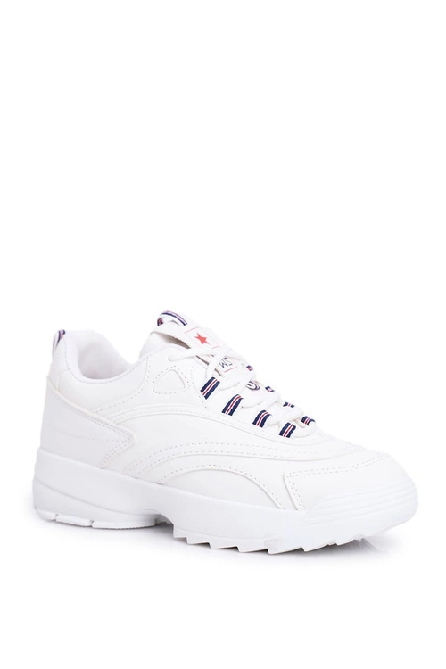 Damskie Sportowe Buty Sneakersy Białe Boston