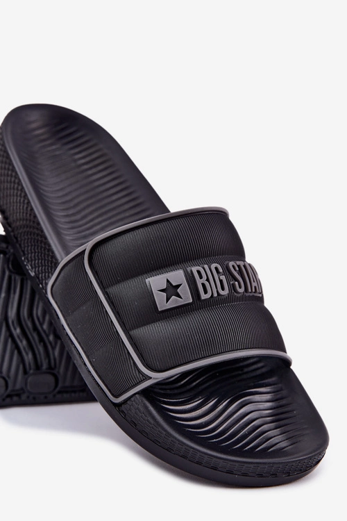 Męskie Klapki Big Star RR174A043 Czarne
