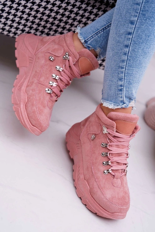 Damskie Sportowe Obuwie Wysokie Różowe Unreal