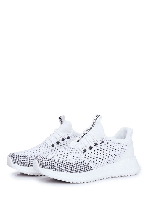 Sportowe Męskie Buty Big Star Białe FF174242