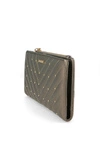 Portfel Damski MONNARI PUR0010-019 Pikowany Metaliczny