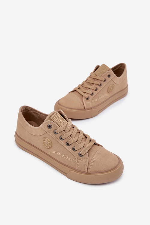 Trampki Męskie Materiałowe Big Star RR174337 Beżowe