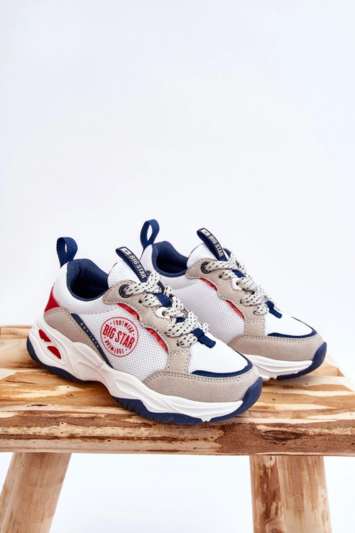 Dziecięce Buty Sportowe Memory Foam System Big Star JJ374269 Białe