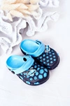 Dziecięce Piankowe Klapki Kroksy Granatowe Jupiter
