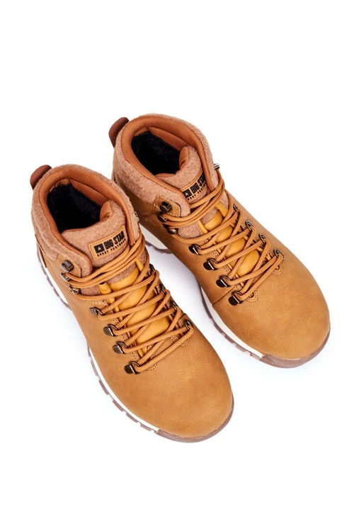 Trekkingowe Męskie Buty Big Star Outdoor Camel GG174402