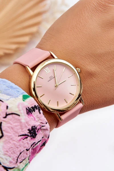 Damski Gumowy Zegarek Giorgio&Dario Różowy