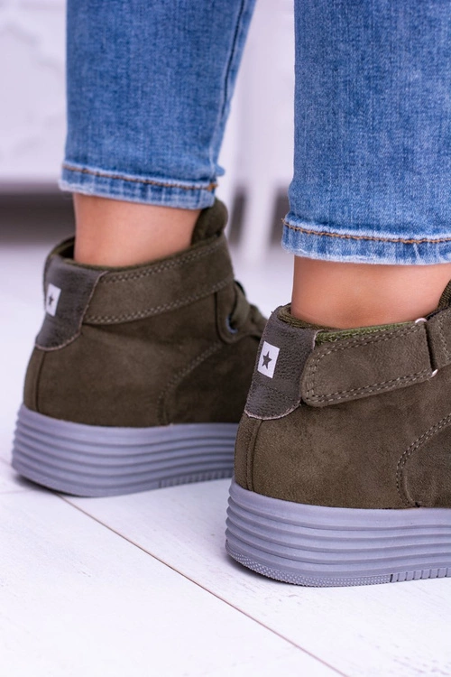 Big Star Sneakersy Trampki Khaki BB274648