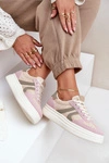 Sneakersy Damskie Z Plecionką Na Platformie Multikolor Lesida