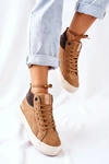 Wysokie Ocieplane Trampki Big Star II274145 Camel