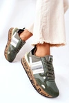 Damskie Sportowe Buty Big Star II274299 Khaki