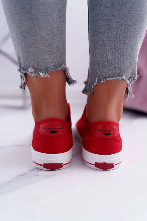 Damskie Trampki Cross Jeans Czerwone DD2R4072