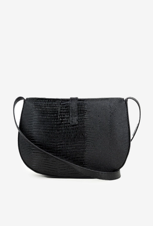 Torebka Listonoszka Z Drobnym Tłoczeniem NOBO BAG5780-M20 Czarna