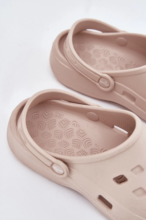 Klapki Damskie Piankowe LEMIGO 806 Beżowe