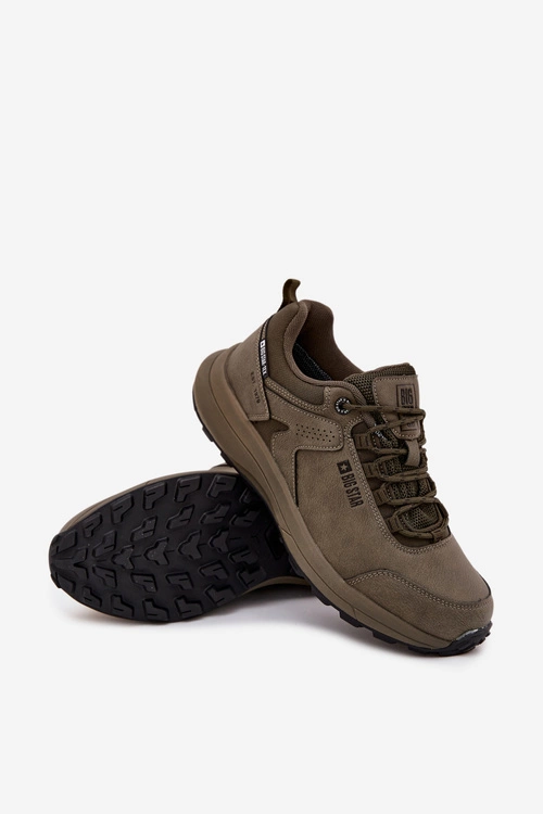 Buty Sportowe Trekkingowe Męskie Big Star OO174367 HI-POLY SYSTEM Khaki