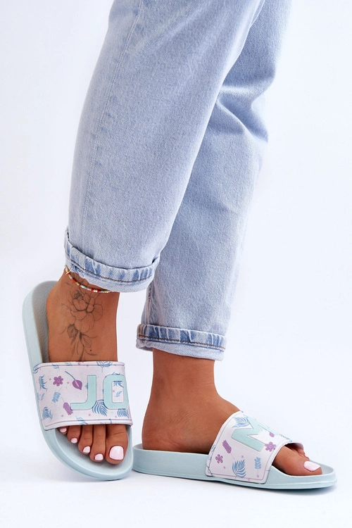 Klasyczne Damskie Klapki Jasnozielone Jomix