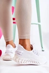 Damskie Sportowe Buty Materiałowe Białe Lenney