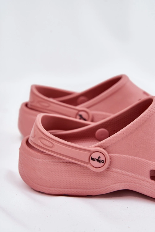 Klapki Damskie Piankowe LEMIGO 806 Różowe