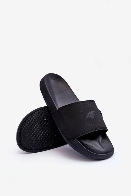 Klasyczne Klapki Męskie 4F 4FSS23FFLIM074-21S Czarne