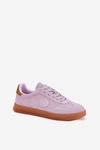 Zamszowe Sneakersy Damskie Big Star RR274850 HI-POLY SYSTEM Fioletowe