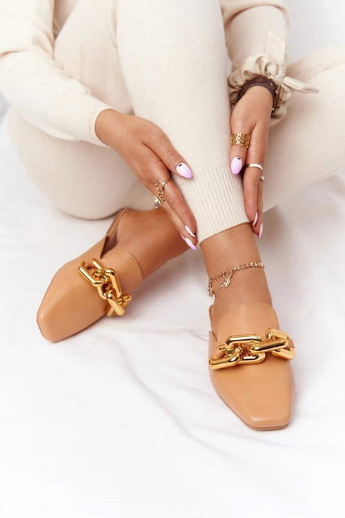 Klapki Z Cholewką I Łańcuchem Camel Call On Me