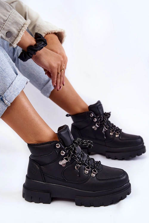 Damskie Buty Trekkingowe Lee Cooper LCJ-22-31-1435 Czarne