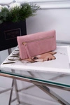 Portfel Damski Duży Różowy na Zatrzask
