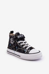 Dziecięce Wzorzyste Trampki Big Star LL374050 Czarne