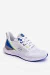 Męskie Wygodne Sneakersy Memory Foam Big Star LL174102 Białe