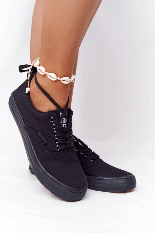 Damskie Tenisówki BIG STAR FF274164 Czarne