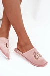 Kapcie Damskie LOVE Vinceza 19960 Różowe